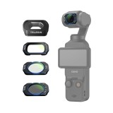 Pocket 4/3 Filter Kit (Wide-angle Lens+ CPL +Black Mist 1/4 + VND)