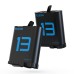 TELESIN GoPro Hero 13 Battery, Pop-Up Free Full Decoding 1900mAh