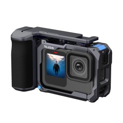 TELESIN Metal Street Photography Kit for GoPro 9-13 | Ergonomic Grip & Anti-Shake