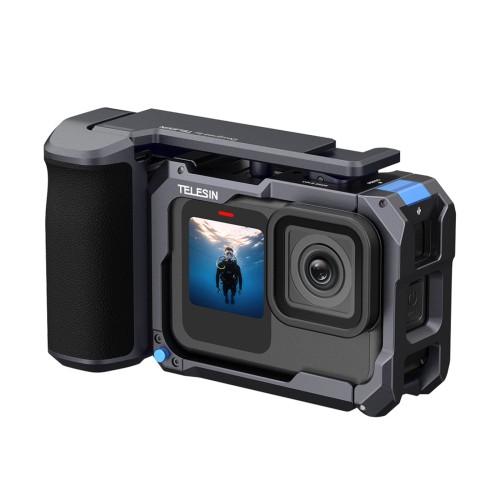 TELESIN Metal Street Photography Kit for GoPro 9-13 | Ergonomic Grip & Anti-Shake