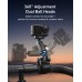 Aluminum Alloy Camera Clamp Mount for Bikes & Motorcycles | TELESIN