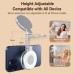 TELESIN Magnetic Selfie Light – Adjustable Brightness & Color Temperature for Perfect Lighting