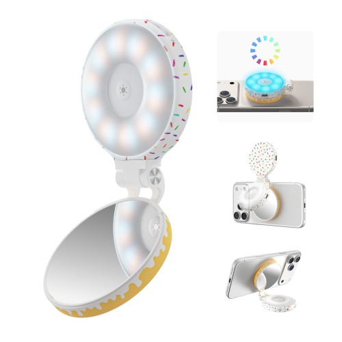 TELESIN CCT x RGB Magnetic Fill Light | Portable Selfie Vlog Light for iPhone & Android