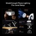 TELESIN Magnetic Flashlight for iPhone – Portable 15W LED Fill Light with MagSafe