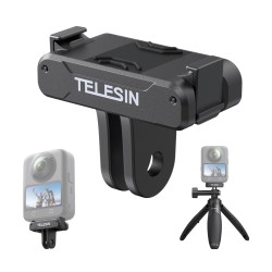 TELESIN Magnetic Quick-Release Adapter Mount for DJI Osmo 360 & Action 5 Pro/4/3