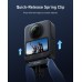 TELESIN Magnetic Quick-Release Adapter Mount for DJI Osmo 360 & Action 5 Pro/4/3