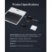 TELESIN Magnetic Quick-Release Adapter Mount for DJI Osmo 360 & Action 5 Pro/4/3