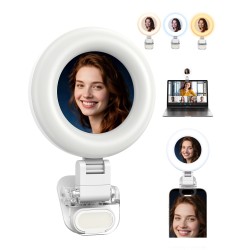 TELESIN Mobile Phone Beauty Fill Light – Adjustable LED Lighting for Perfect Photos & Videos