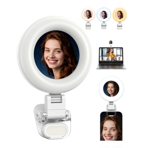 TELESIN Mobile Phone Beauty Fill Light – Adjustable LED Lighting for Perfect Photos & Videos