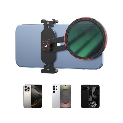 TELESIN Phone Filters Mount – Adjustable, Stable, and Creative Tool for Smartphone Filming