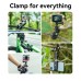TELESIN Plastic Universal Handlebar Mount Tube Clamp