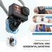 TELESIN Quick Release Neck Mount 2.0 for Action Cameras - Anti-Shake, Universal Fit for GoPro/DJI/Insta360