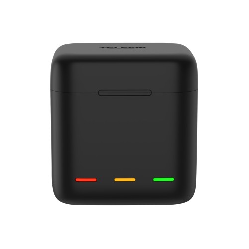 TELESIN 3 Slots LED Storage Charger Box With HERO 11/10/9 Extended Battery