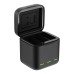 TELESIN 3 Slots LED Storage Charger Box With HERO 11/10/9 Extended Battery