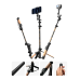 TELESIN TrekShot 3-in-1 Carbon Fiber Hiking Selfie Stick with Bluetooth Remote