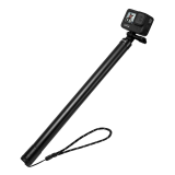 TELESIN 3m/2.7m Carbon Fiber Invisible Selfie Stick for GoPro Insta360 DJI Action Cameras