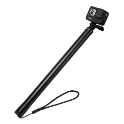 TELESIN 3m/2.7m Carbon Fiber Invisible Selfie Stick for GoPro Insta360 DJI Action Cameras