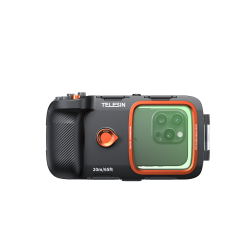 TELESIN Underwater Diving Phone Case – Waterproof 20m for Action Cameras