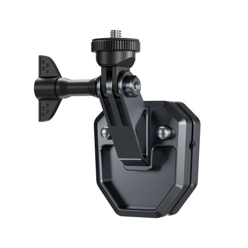 TELESIN Windshield Clamp Mount | 180° Adjustable for GoPro, Insta360 & More