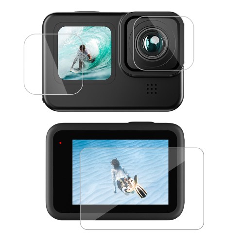 Tempered Glass Screen & Lens Protective Film Cover For GoPro 9-12