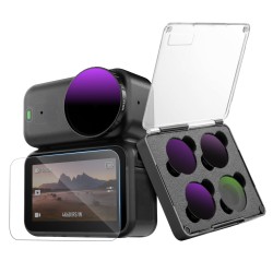 TELESIN Osmo Nano Filter Kit – CPL, ND8/16/32, UV & Black Mist