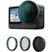 TELESIN Filter Kits for DJI Action 6 – CPL/ND8/16/32 | Premium Camera Lens Filters