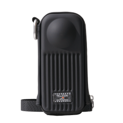 Black TELESIN Hard Case for Insta360 X5 X4 X4 Air, Shockproof Splash Resistant Bag