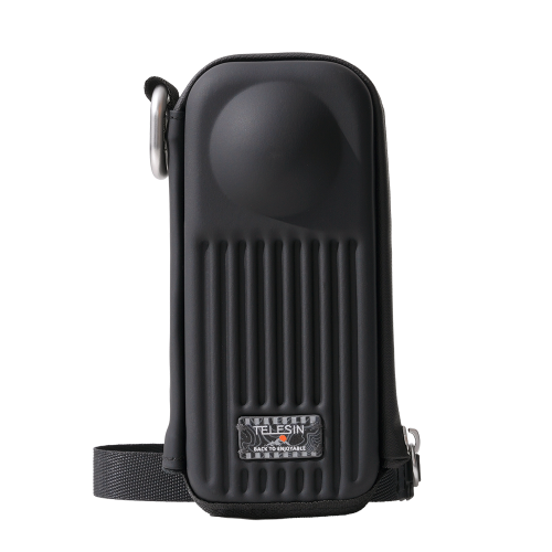 Black TELESIN Hard Case for Insta360 X5 X4 X4 Air, Shockproof Splash Resistant Bag