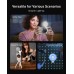 TELESIN RGB Magnetic Selfie Ring Light – Adjustable LED Fill Light for Selfies, Vlogs, Makeup Tutorials