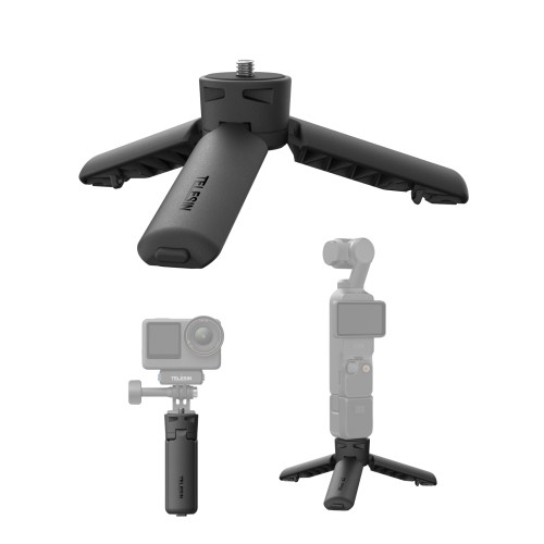 TELESIN 2-in-1 Mini Tripod & Hand Grip for DJI Osmo Pocket 4/3