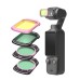 TELESIN 4‑in‑1 Magnetic Filter Kit – Elevate Every Shot for OSMO Pocket 4/3