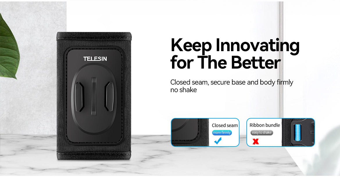 TELESIN Backpack Strap Bracket for GoPro Osmo Action