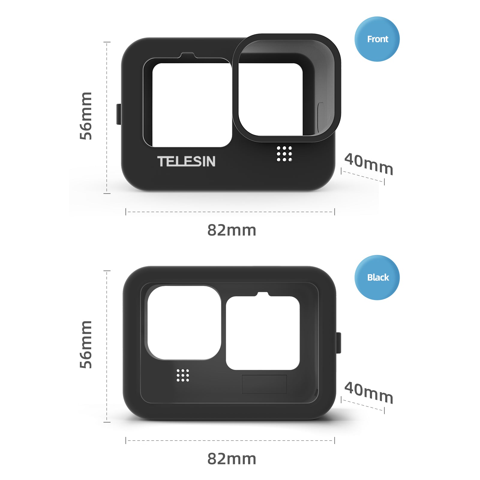 TELESIN Silicone Soft Case Protector for GoPro Hero 11