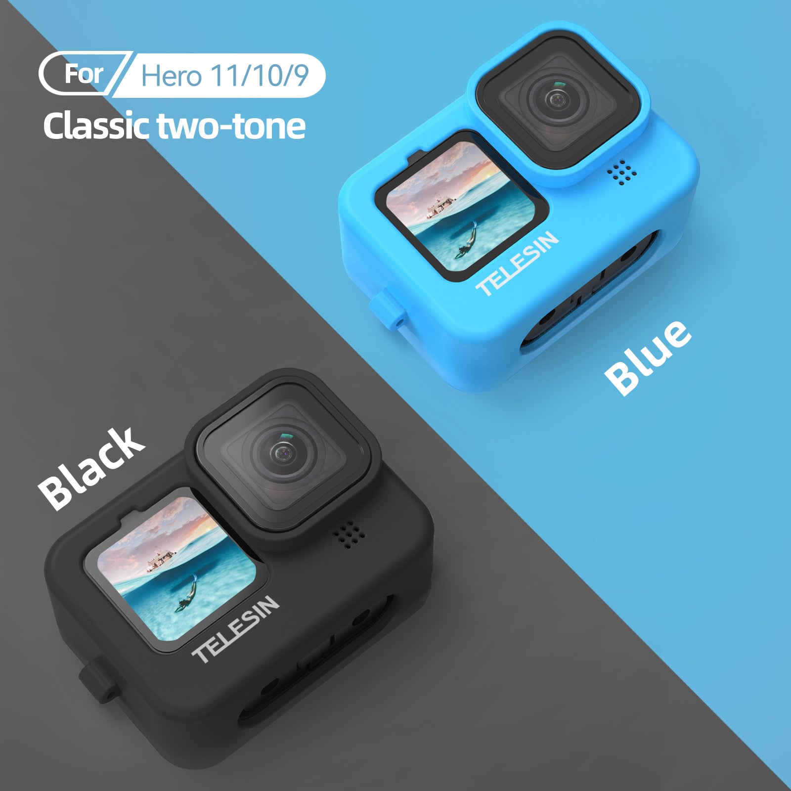 TELESIN Silicone Soft Case Protector for GoPro Hero 11