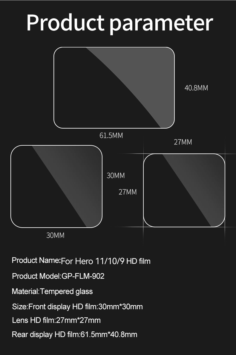 TELESIN Screen & Lens Protective HD Film Cover for GoPro 11109